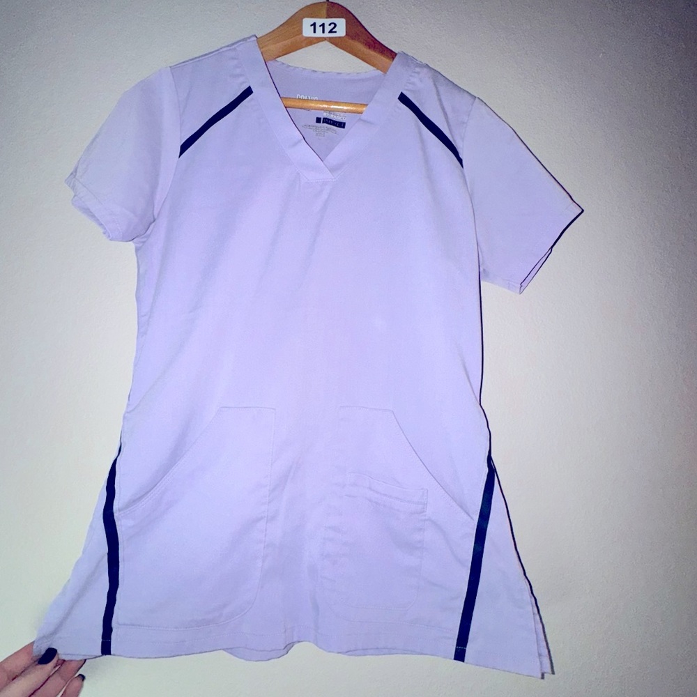 Greys Anatomy by Barco purple scrub top size small.